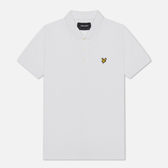 Мужское поло Lyle &amp; Scott Plain Classic Style, цвет белый