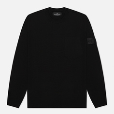 Мужской свитер Stone Island Shadow Project Fine Knit Cotton/Silk, цвет чёрный