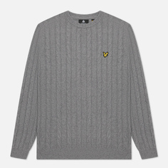 Мужской свитер Lyle &amp; Scott Cable Jumper, цвет серый
