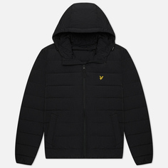 Мужской пуховик Lyle &amp; Scott Lightweight Puffer Hoodie, цвет чёрный