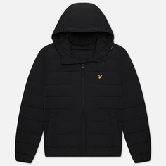 Мужской пуховик Lyle &amp; Scott Lightweight Puffer Hoodie, цвет чёрный