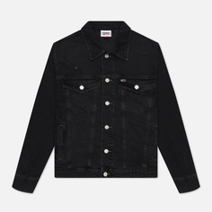 Мужская джинсовая куртка Tommy Jeans Oversized Denim 11.5 Oz Trucker, цвет чёрный