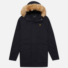 Мужская куртка парка Lyle &amp; Scott Winter Weight Microfleece Lined, цвет синий