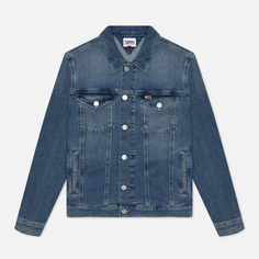 Мужская джинсовая куртка Tommy Jeans Denim 13 Oz Faded Regular Trucker, цвет синий