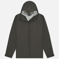 Мужская куртка ветровка Patagonia Torrentshell 3L, цвет серый