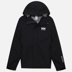 Мужская куртка ветровка Helly Hansen Seven J, цвет чёрный