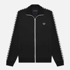 Мужская олимпийка Fred Perry Laurel Wreath Tape Track, цвет чёрный