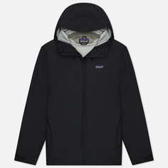 Мужская куртка ветровка Patagonia Torrentshell 3L, цвет чёрный
