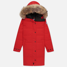 Женская куртка парка Canada Goose Shelburne, цвет красный