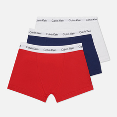 Комплект мужских трусов Calvin Klein Underwear 3-Pack Trunk Brief, цвет комбинированный, размер XL