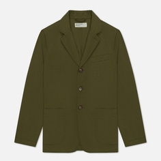 Мужской пиджак Universal Works London Twill, цвет оливковый