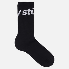 Носки Stussy Jacquard Logo, цвет чёрный, размер 40-46 EU