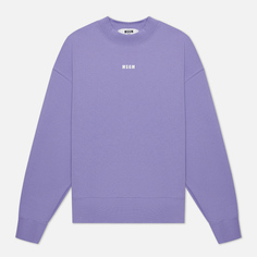 Женская толстовка MSGM Micrologo, цвет фиолетовыйS