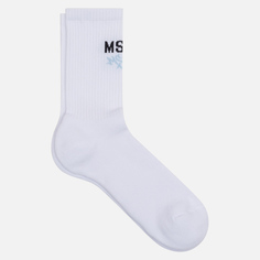 Носки MSGM Micrologo, цвет белый, размер 40-46 EU
