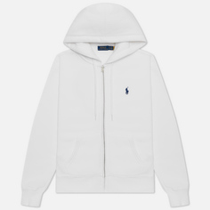 Женская толстовка Polo Ralph Lauren Full-Zip Fleece Hoodie, цвет белыйS