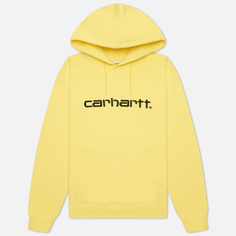 Женская толстовка Carhartt WIP W Carhartt Hooded 9 Oz, цвет жёлтыйS