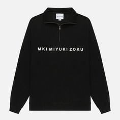 Мужская толстовка MKI Miyuki-Zoku Quarter Zip Sweater, цвет чёрный