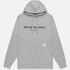 Мужская толстовка MKI Miyuki-Zoku Classic Logo Hoody, цвет серый