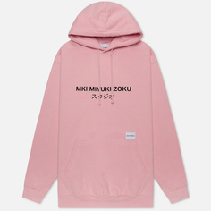 Мужская толстовка MKI Miyuki-Zoku Classic Logo Hoody, цвет розовый