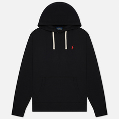 Мужская толстовка Polo Ralph Lauren Embroidered Pony Fleece Hoodie, цвет чёрный