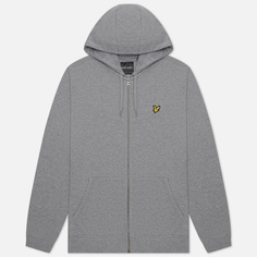 Мужская толстовка Lyle &amp; Scott Zip Through Hoodie, цвет серый