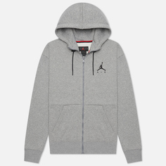 Мужская толстовка Jordan Jumpman Air Fleece Full-Zip Hoodie, цвет серый