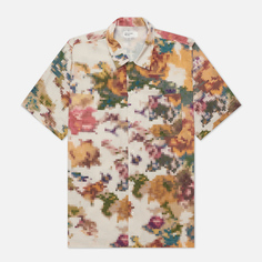 Мужская рубашка Universal Works Road Pixel Flower, цвет камуфляжный