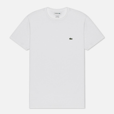 Мужская футболка Lacoste Crew Neck Pima Cotton, цвет белый