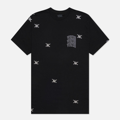 Мужская футболка Vans New Varsity, цвет чёрный