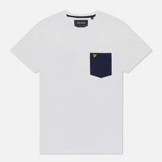 Мужская футболка Lyle &amp; Scott Contrast Pocket, цвет белый