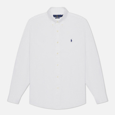 Мужская рубашка Polo Ralph Lauren Custom Fit Washed Pinpoint Oxford, цвет белый