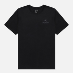 Мужская футболка Arcteryx Emblem SS, цвет чёрный, размер M Arc'teryx