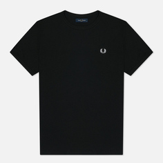 Мужская футболка Fred Perry Ringer, цвет чёрный