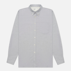 Мужская рубашка Universal Works Everyday Organic Oxford, цвет серый