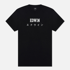 Мужская футболка Edwin Edwin Japan, цвет чёрный