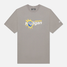 Мужская футболка Peaceful Hooligan Scream, цвет серый