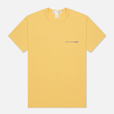 Мужская футболка Comme des Garcons SHIRT Front Logo, цвет жёлтый