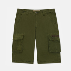 Мужские шорты Alpha Industries Jet Cargo, цвет оливковый