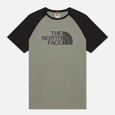 Мужская футболка The North Face SS Raglan Easy, цвет оливковый