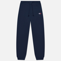 Женские брюки Tommy Jeans Tommy Badge Relaxed Fit Joggers, цвет синий