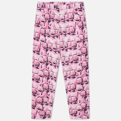 Мужские брюки Comme des Garcons SHIRT x Yue Minjun All Over Print, цвет розовый
