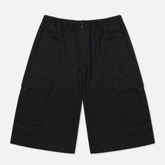 Мужские шорты Y-3 Classic Refined Wool Stretch Cargo, цвет чёрный