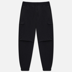 Мужские брюки MSGM Embroidery Logo Cargo, цвет чёрный, размер 46
