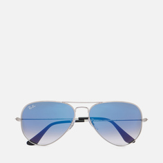 Солнцезащитные очки Ray-Ban Aviator, цвет серебряный, размер 62mm