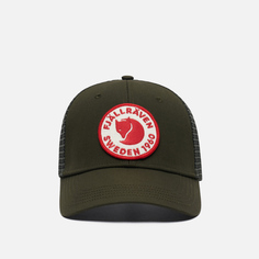 Кепка Fjallraven 1960 Logo Langtradarkeps, цвет оливковый