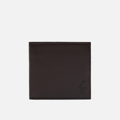 Кошелек Polo Ralph Lauren Small Smooth Leather, цвет коричневый