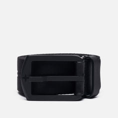 Ремень Stone Island Nylon Tape/Leather 7415, цвет чёрный, размер 110