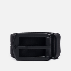 Ремень Stone Island Nylon Tape/Leather 7415, цвет чёрный