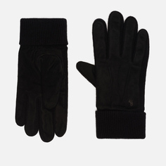 Перчатки Polo Ralph Lauren Suede/Merino Sandwich, цвет чёрный