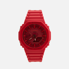Наручные часы CASIO G-SHOCK GA-2100-4A Octagon Series, цвет красный